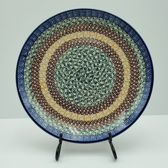 Polish Pottery Autumn Ceramika Artystyczna Dinner Plate Round Platter - Picture 3 of 8